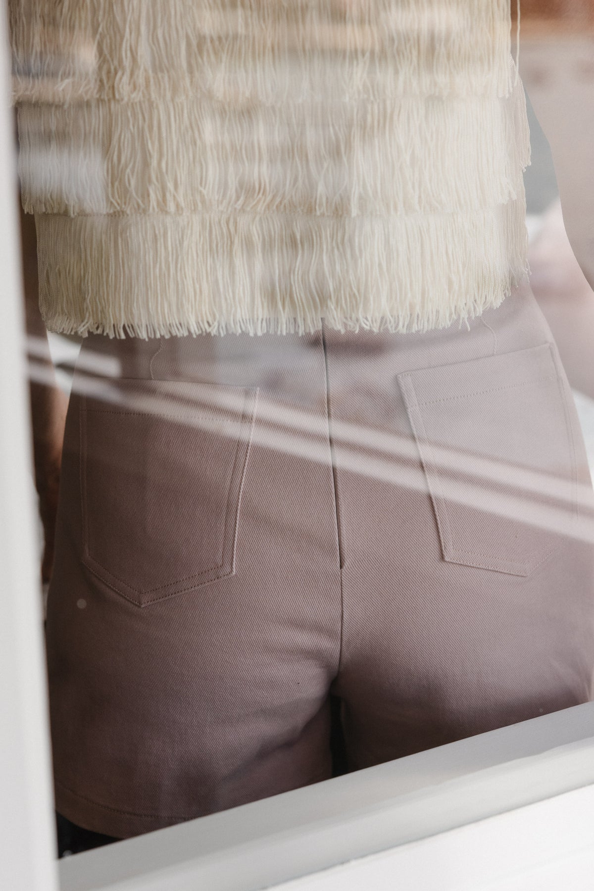 Tailored Stretch Short - Washed Mulberry