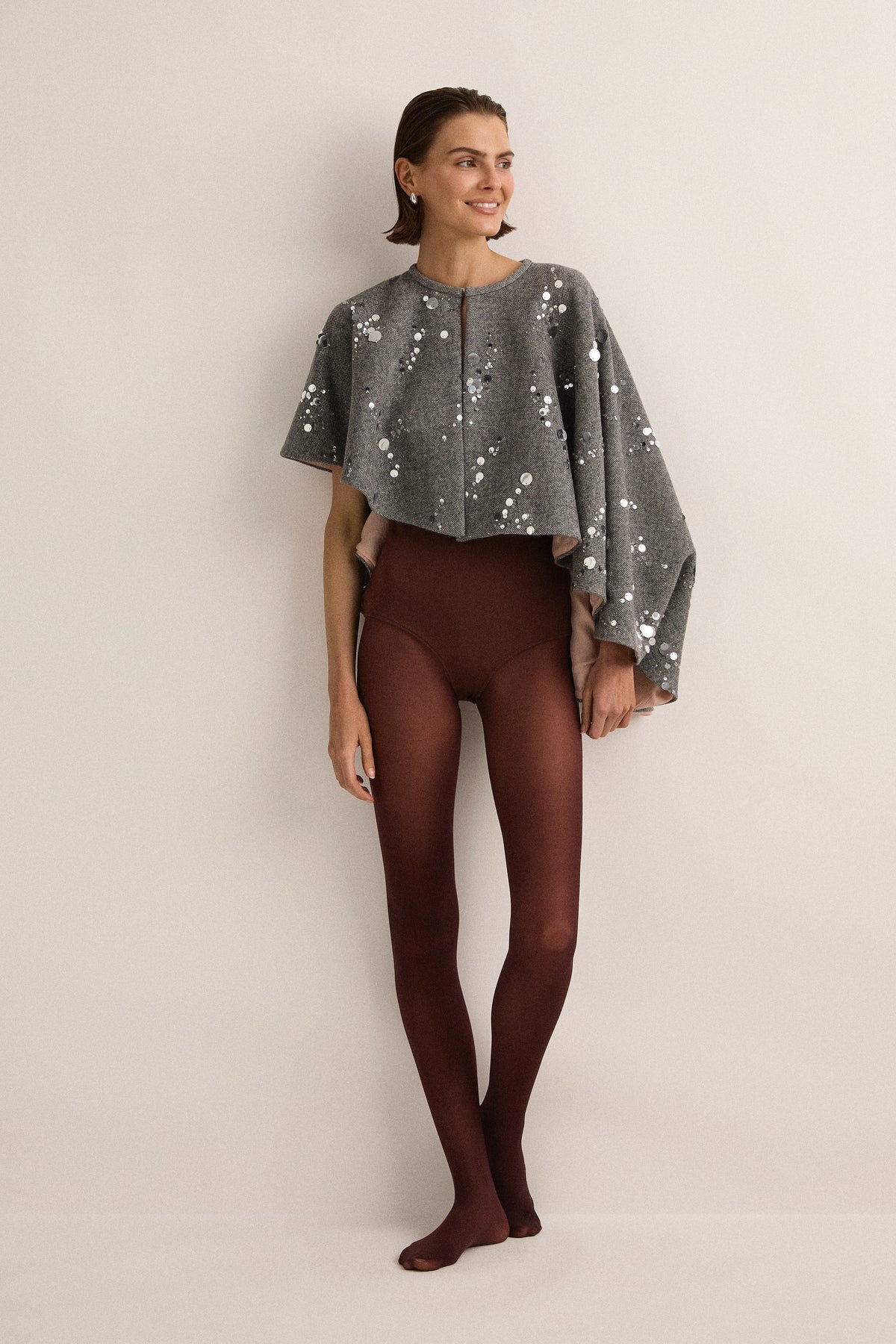 SJC Cape - Herringbone Sequin