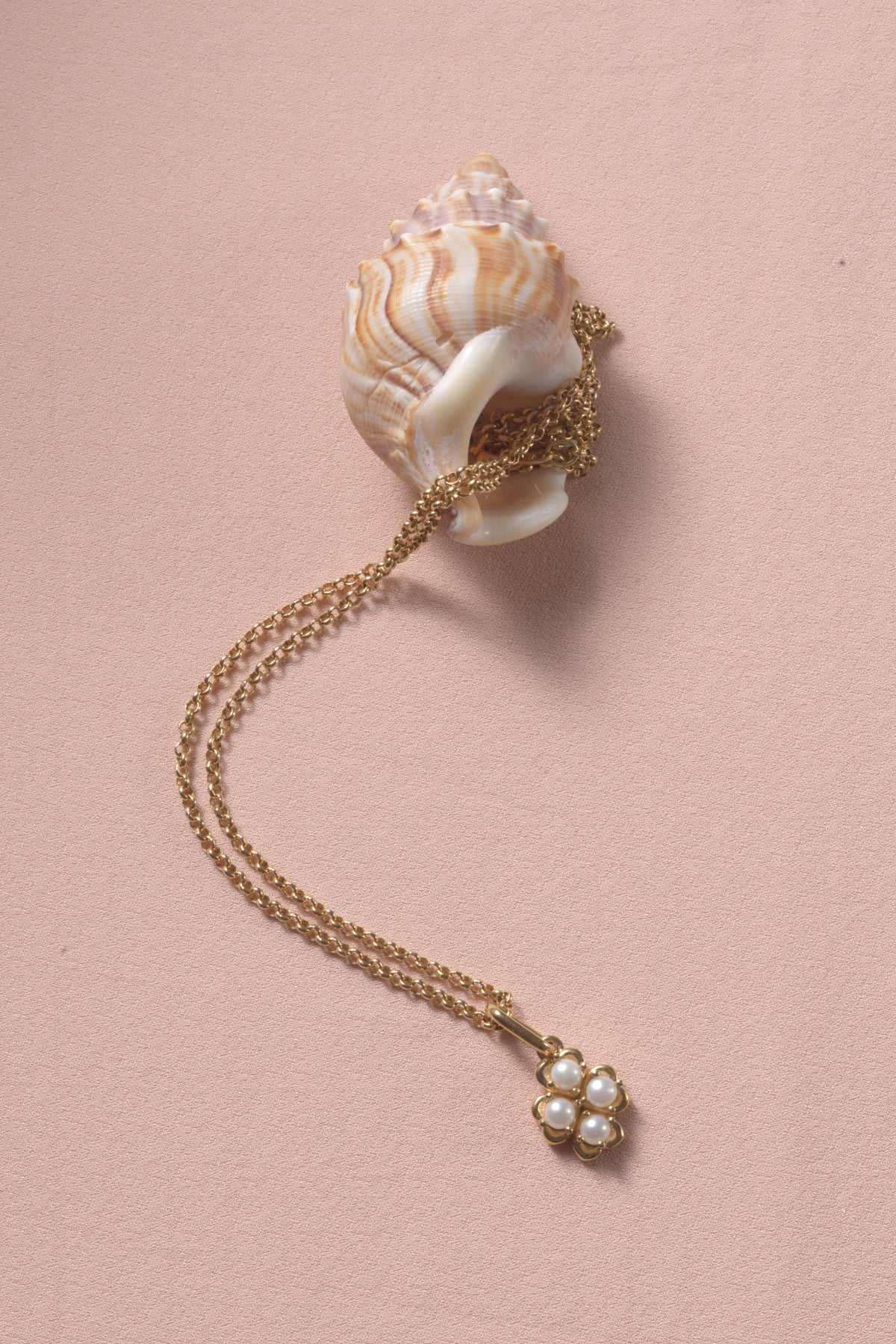 Lucky Clover Charm | Pearls & 9ct Gold
