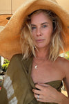 SJC x ELPELUT Tie-dyed  sarong -  Olive Leaf