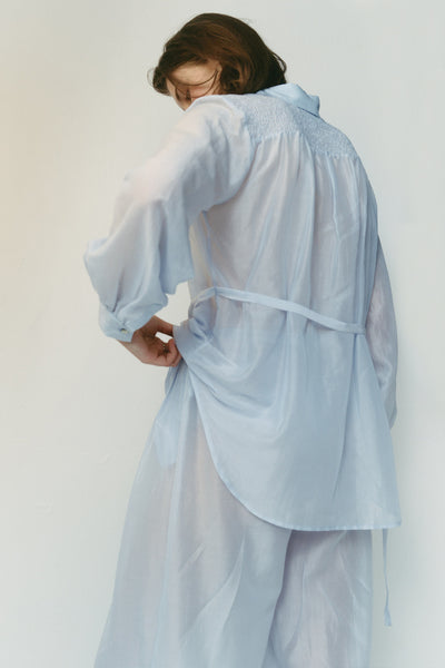 Monet Blouse | Misty Blue