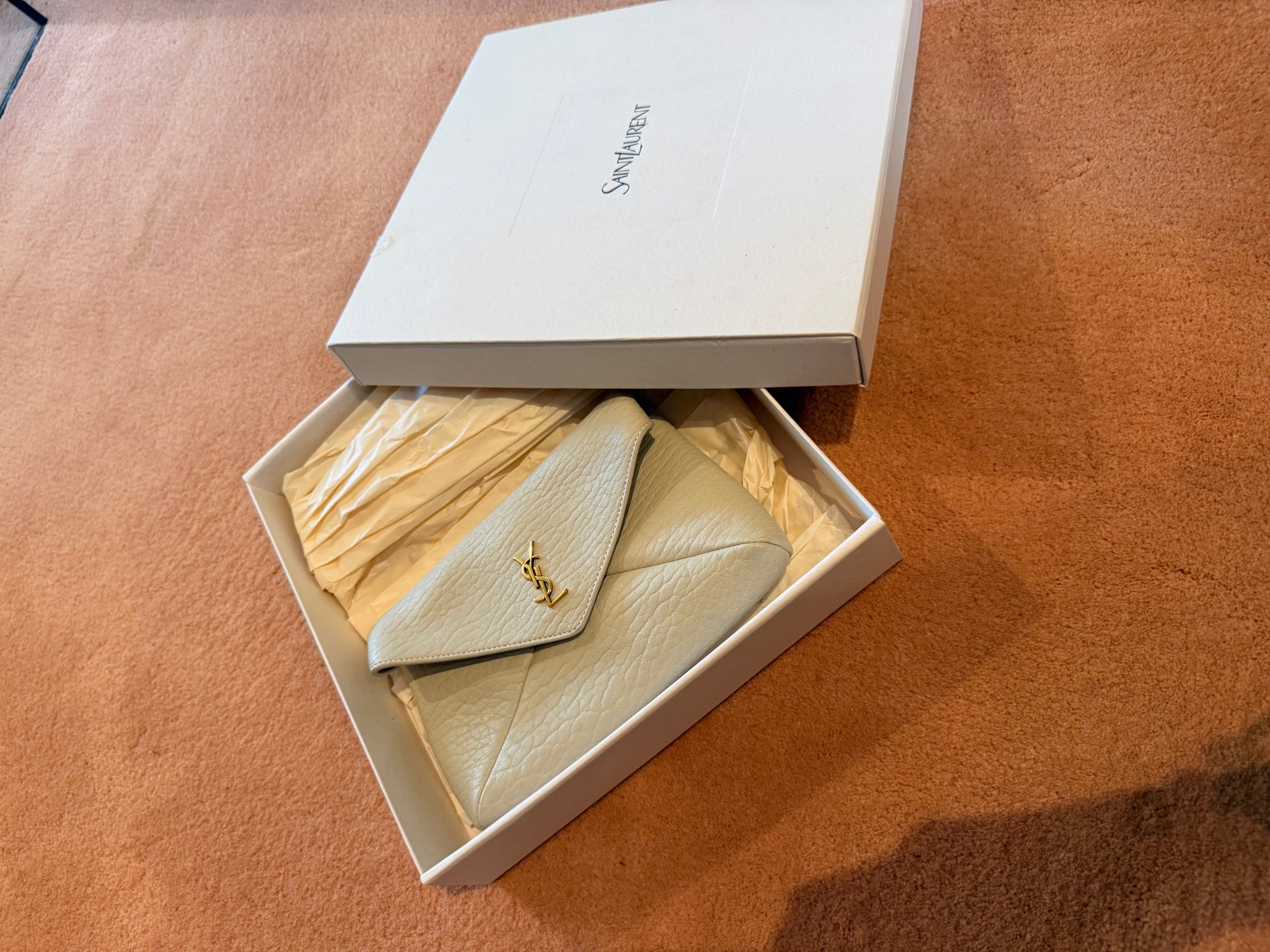 Saint Laurent Cassandre Large Envelope Pouch