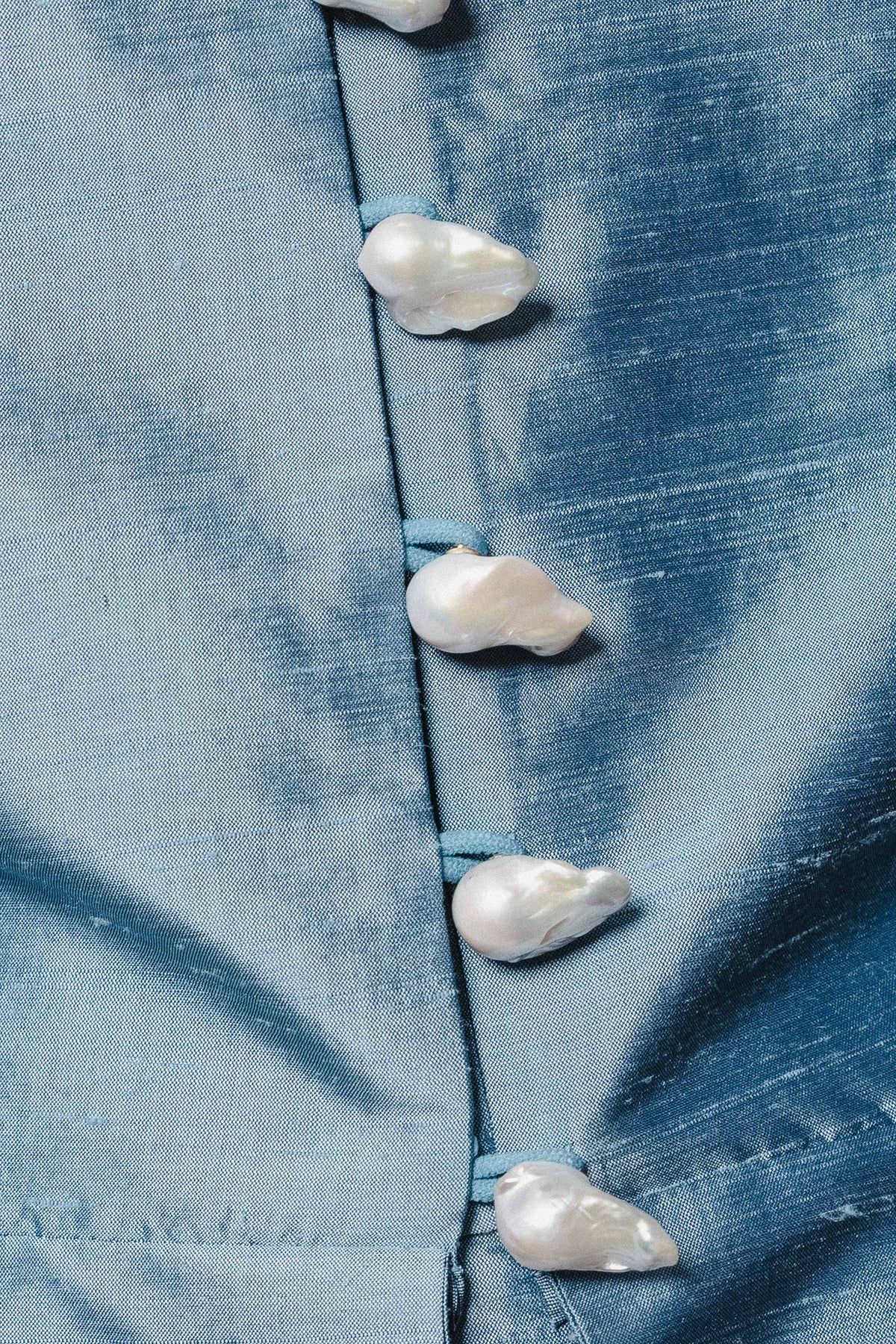 Peplum Jacket - Capri Blue