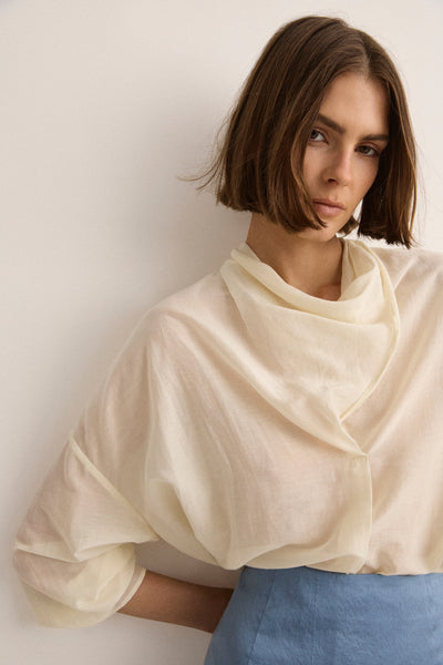 Quinn Blouse | Twilight Ivory