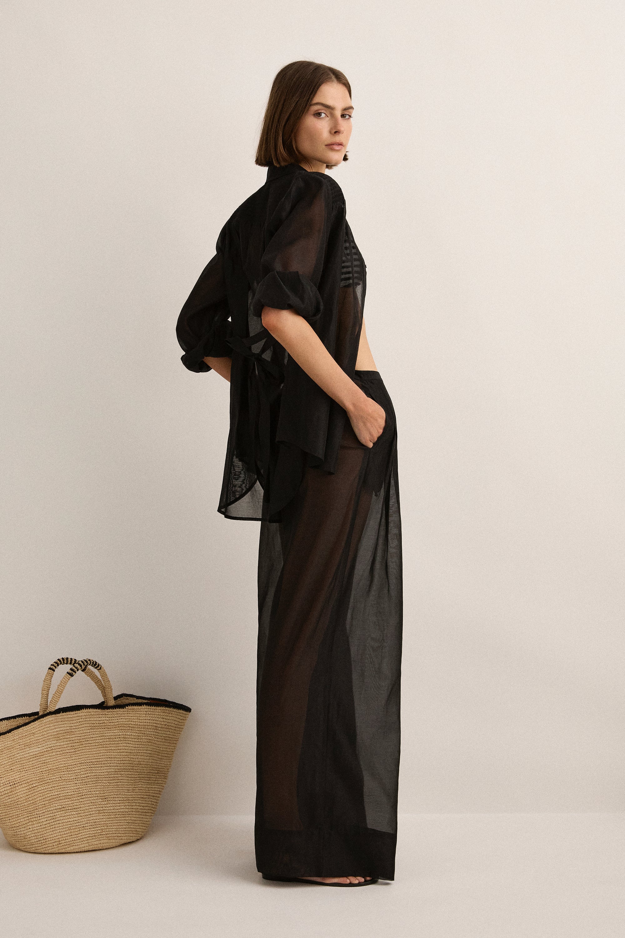 Monet Blouse | Ebony Navy