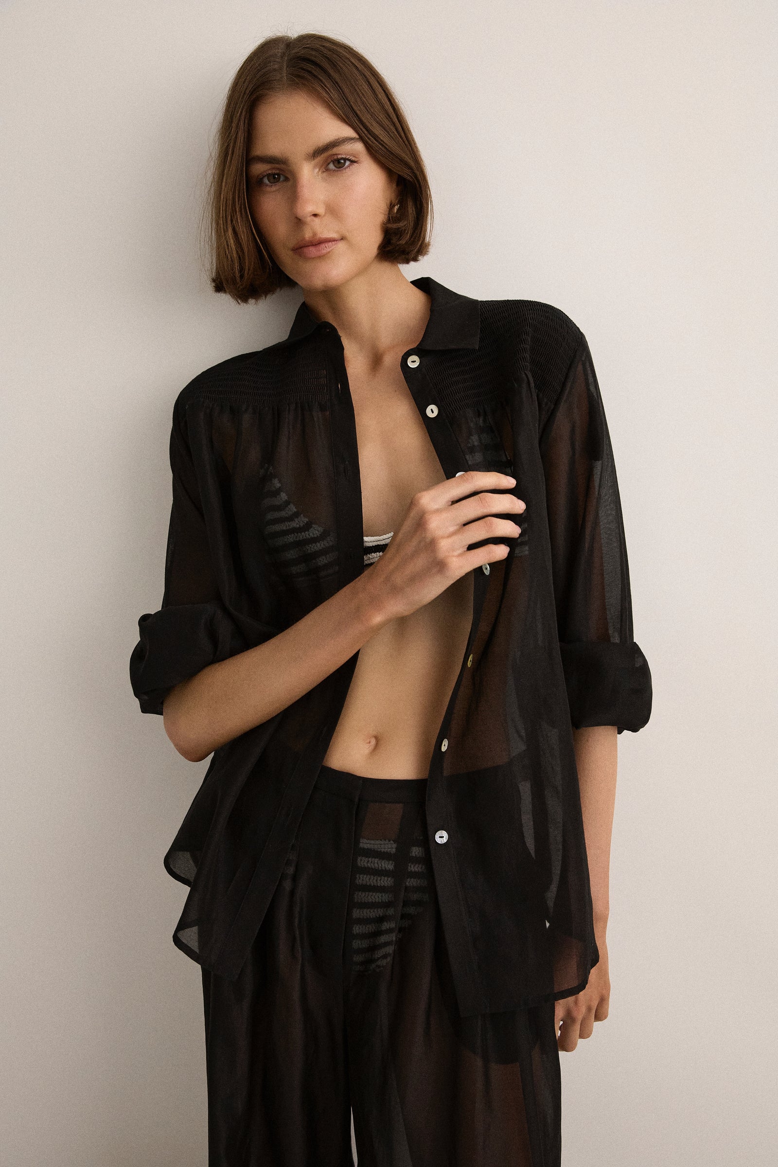 Monet Blouse | Ebony Navy