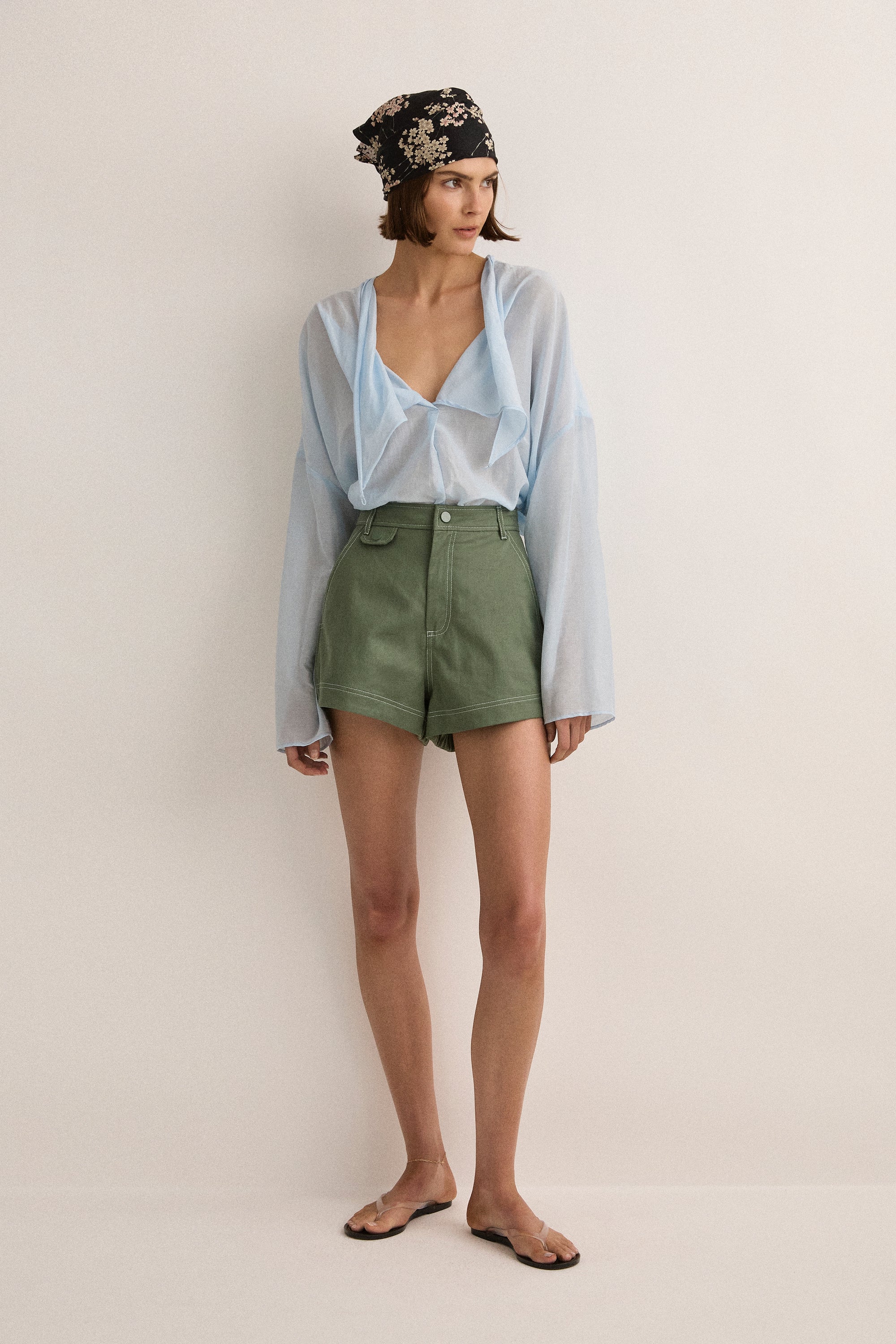 Quinn Blouse | Skyblue