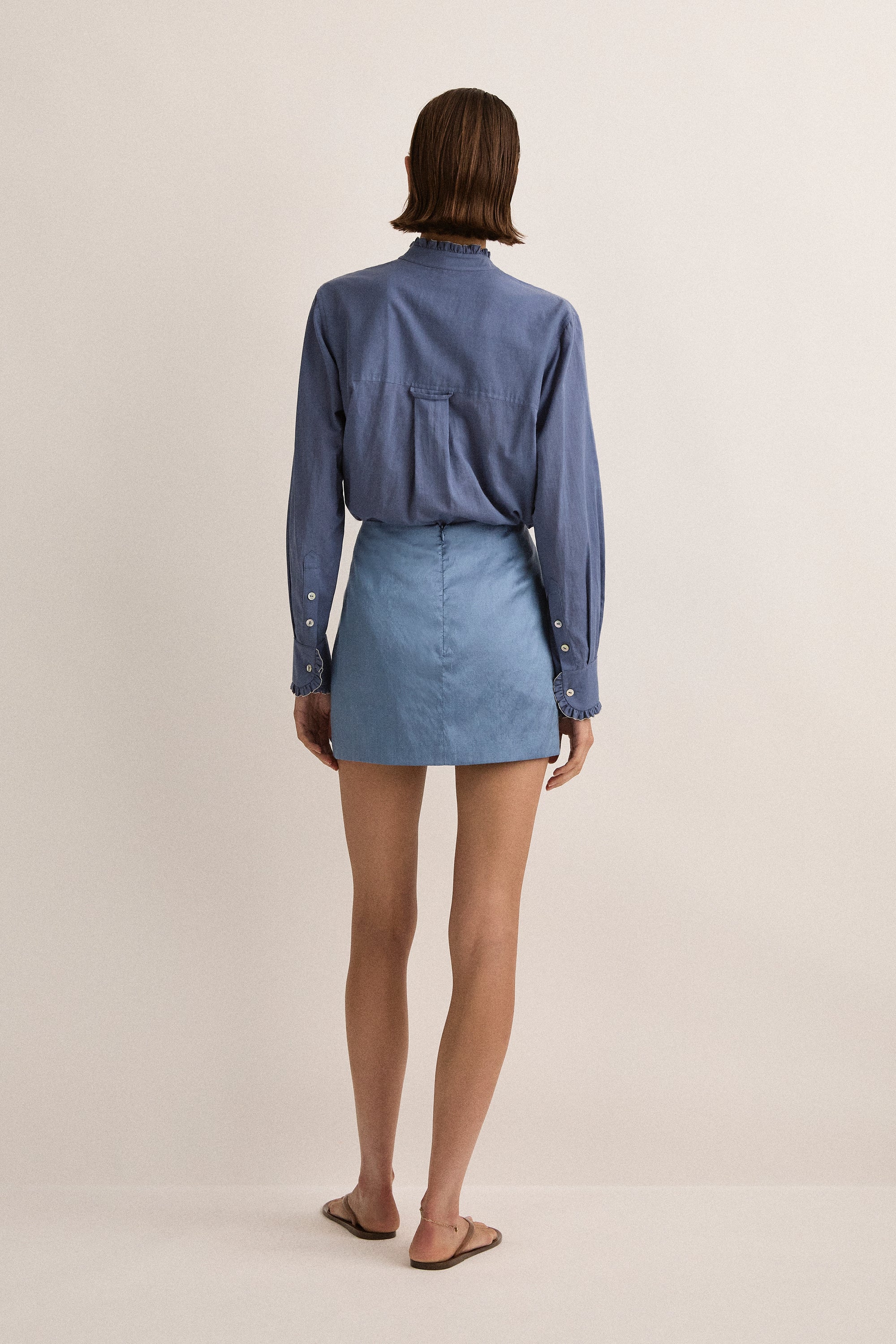 Siena Blouse | Misty Sea