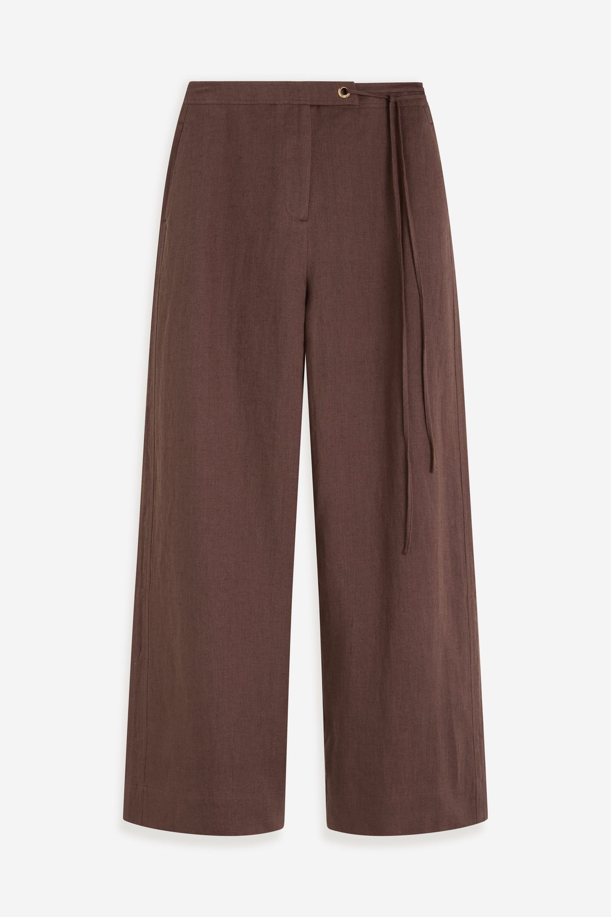 Eyelet Pant - Truffle