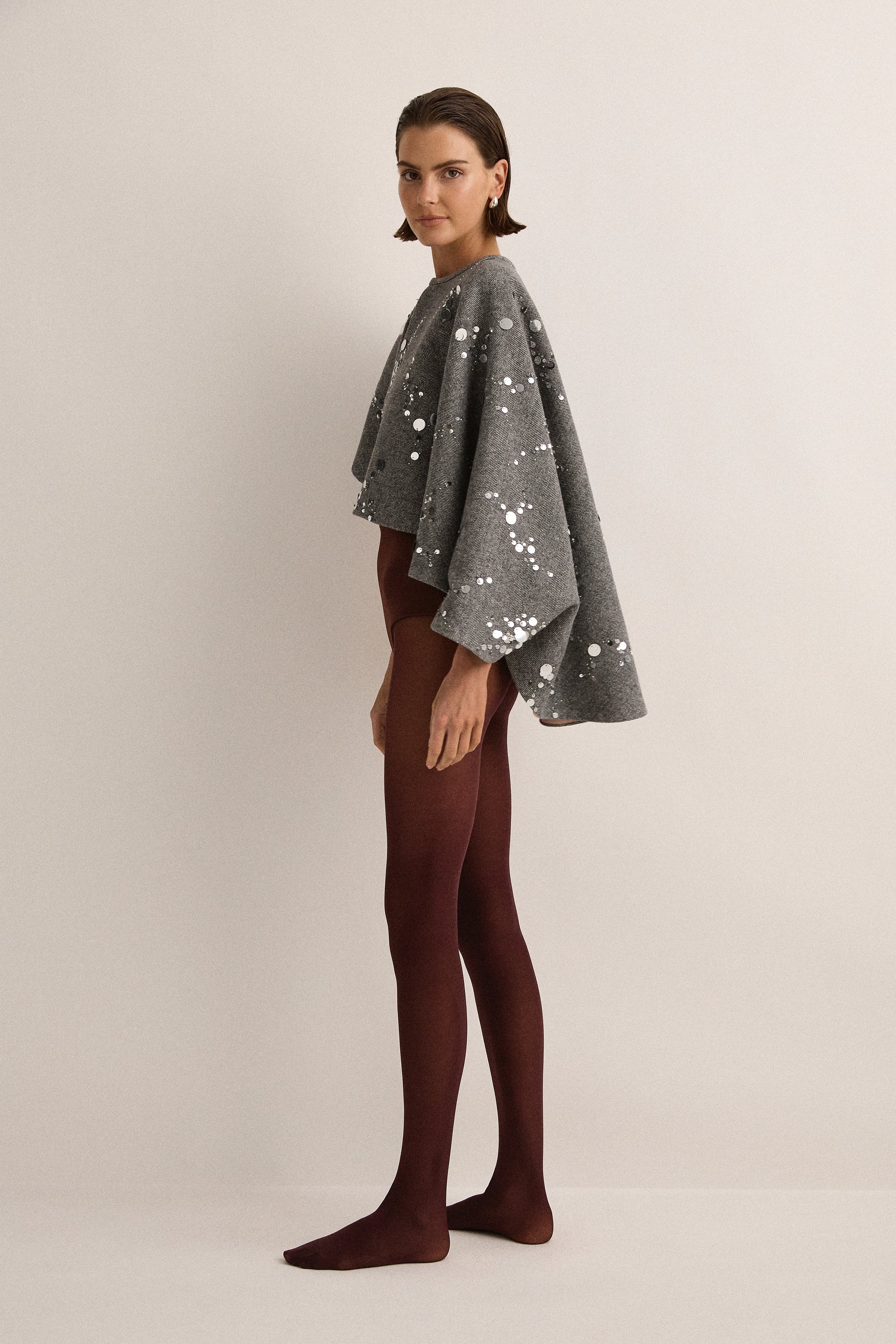 SJC Cape | Herringbone Sequin