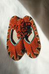 Crochet Ballet Flats | Lobster Orange