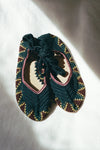 Crochet Ballet Flats | Seaweed Blue