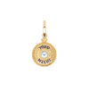 Yoko Meshi Charm | Aquamarine Jewel & 9-Karat Gold