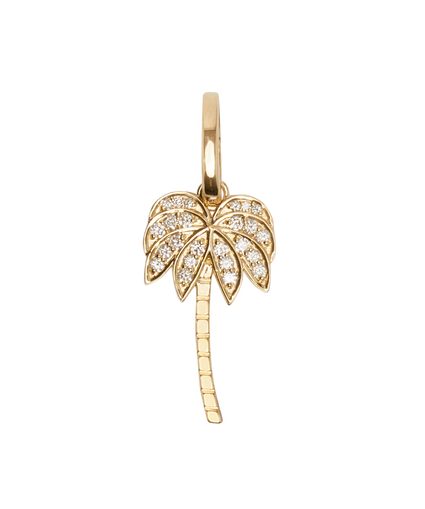 Palm Tree Charm | Diamonds & 9-Karat Gold