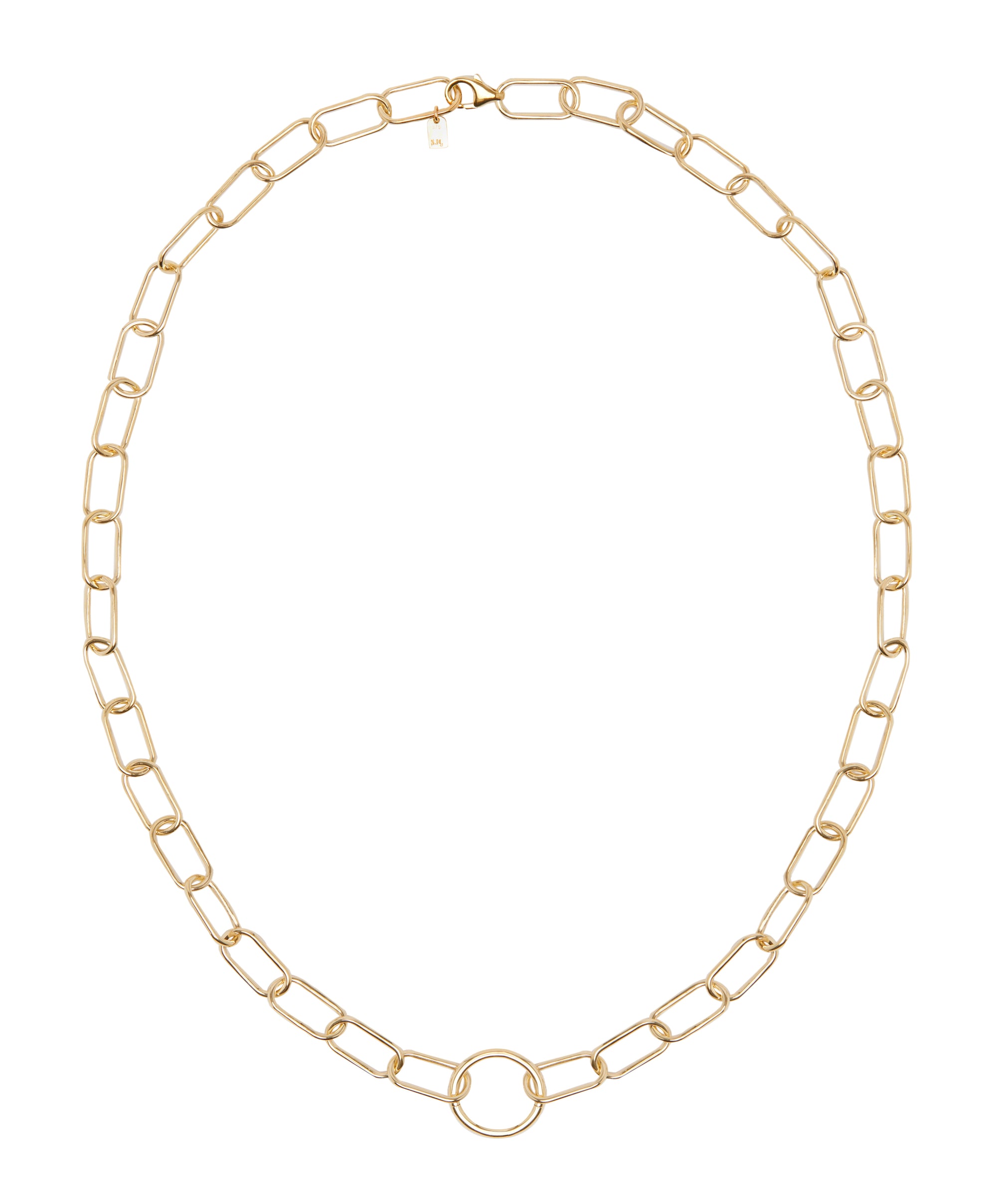 Travel Charm Chain Necklace | 9-Karat Gold