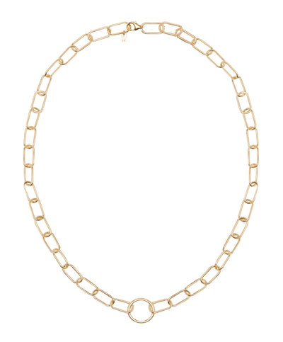 Travel Charm Chain Necklace | 9-Karat Gold