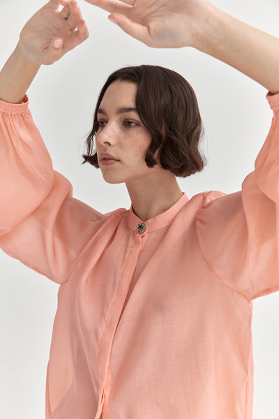 Bay Blouse | Sherbet Pink